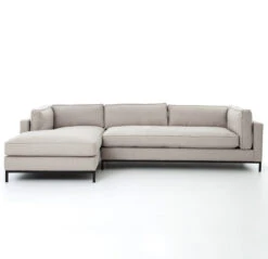 Grammercy Linen Modern 2 Piece Sectional Sofa -Famous Furniture Shop Atelier Grammercy 2 Pc Sectional Left Arm Chaise1 73362.1427754358