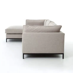 Grammercy Linen Modern 2 Piece Sectional Sofa -Famous Furniture Shop Atelier Grammercy 2 Pc Sectional Left Arm Chaise4 56155.1500572423