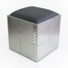 Aviator Aeromen Ottoman-Aluminum -Famous Furniture Shop Aviator Aeromen Ottoman Aluminum 27804.1370991278