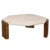 Breton 40" Octogonal Coffee Table With Travertine In Walnut -Famous Furniture Shop B4992350 9F5D 4008 A36E 2D7B9BC883E1 1 201 a 48318.1707319582