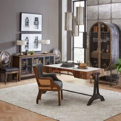 Steampunk Industrial Oval Bar Cabinet -Famous Furniture Shop BeQIsV0c 1 86091.1644864570