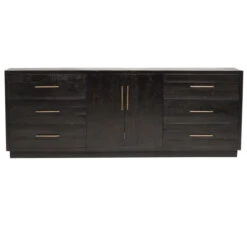 Burnished Black Rustic Wood Large Media Cabinet With Doors -Famous Furniture Shop Burnished Black Rustic Wood Large Media Cabinet with Doors2 03948.1681346988