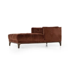 Dylan Mid-Century Modern Surrey Auburn Velvet Tufted Chaise Lounge -Famous Furniture Shop C20A1A46 32EB 4F6A 89CE 18DB111114AF 1 201 a 76724.1688409750
