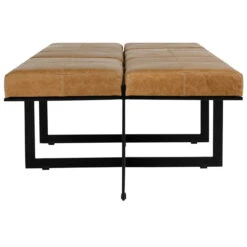 Calvin Chestnut Brown Leather Ottoman 62" -Famous Furniture Shop C742C258 3D69 432B A946 D6D2C2FDCE55 1 201 a 52153.1716300135