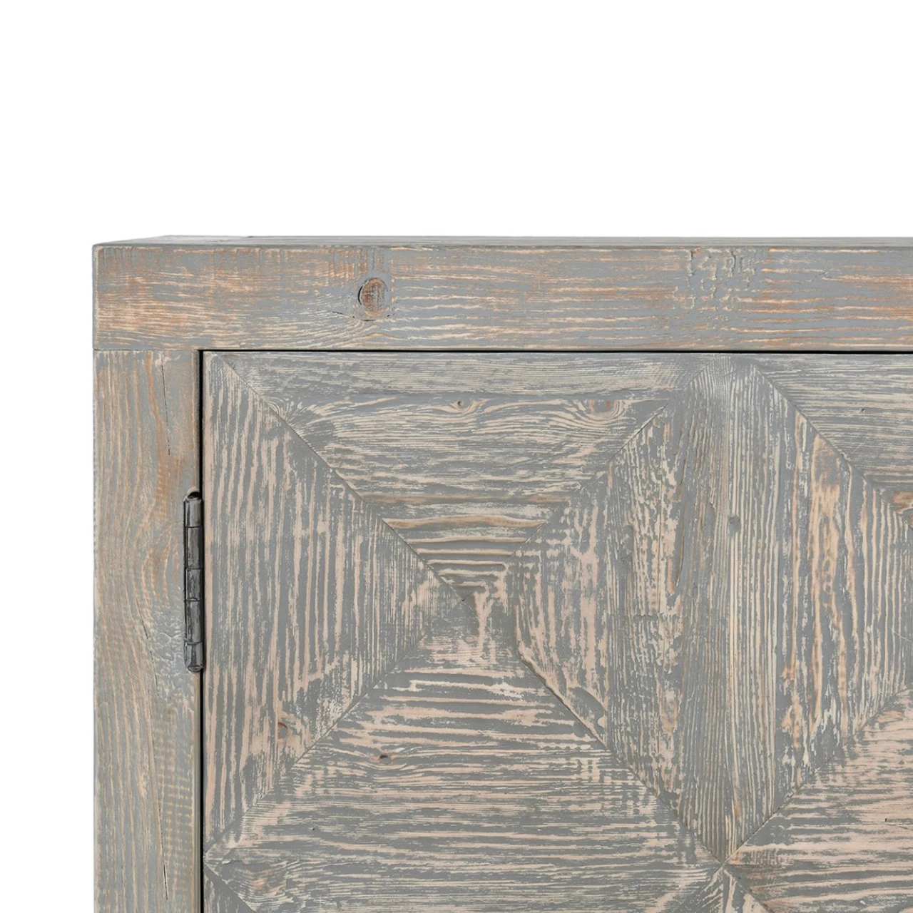 Spanish Farmhouse Reclaimed Wood 4 Door Sideboard 103" In Antique Blue 13 Spanish Farmhouse Reclaimed Wood 4 Door Sideboard 103" In Antique Blue - Image 11