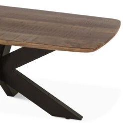 Rapallo Mango Wood And Iron Coffee Table Natural 46" -Famous Furniture Shop CA72A144 140B 481C BE38 637422C0E919 1 201 a 83696.1715964144