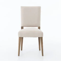 Kurt Linen Upholstered Oak Dining Chair -Famous Furniture Shop CABT 35A FRT 1 48740.1487290949