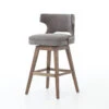 Task Dark Gray Nailhead Wing Swivel Bar Stool -Famous Furniture Shop CASH 39GP 25 PRM 1 38368.1500572415