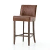 Urban-Rustic Chestnut Leather Counter Stool -Famous Furniture Shop CASH 63J 69 PRM 1 20238.1487817445