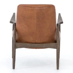 Braden Mid-Century Brandy Tan Leather Club Chair -Famous Furniture Shop CASH 83J 253 BCK 1 87001.1554653441
