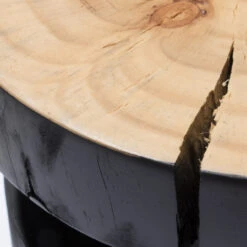 Inez Natural Black Pine End Table -Famous Furniture Shop CBSH 022 10 33842.1617910852