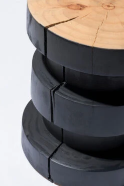 Inez Natural Black Pine End Table -Famous Furniture Shop CBSH 022 7 17247.1617910840