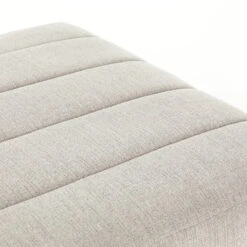 Langham Channel Tufted Square Ottoman -Famous Furniture Shop CGRY 001 320 OTM DET 4 46426.1528918123