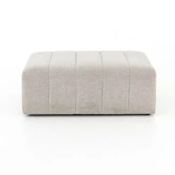 Langham Channel Tufted Square Ottoman -Famous Furniture Shop CGRY 001 320 OTM FRT 1 53342.1528918141
