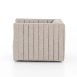 Augustine Grey Channel Tufted Swivel Chair -Famous Furniture Shop CGRY 010 092 SID 1 28148.1529695328