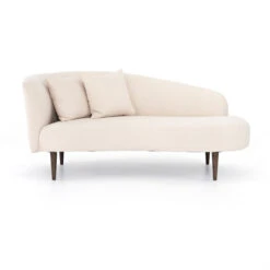 Luna Modern Oatmeal Curved Chaise Lounge -Famous Furniture Shop CGRY 02407 867P FRT 1 1 78313.1565818887