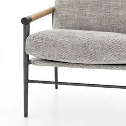 Rowen Grey Fabric Modern Accent Chair -Famous Furniture Shop CGRY 0321708 861P DET 7 05097.1556302804