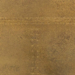 Aero Tulip Industrial Brass Clad Top Round Dining Table 55" -Famous Furniture Shop CIMP 13 DET 2 07067.1501278548