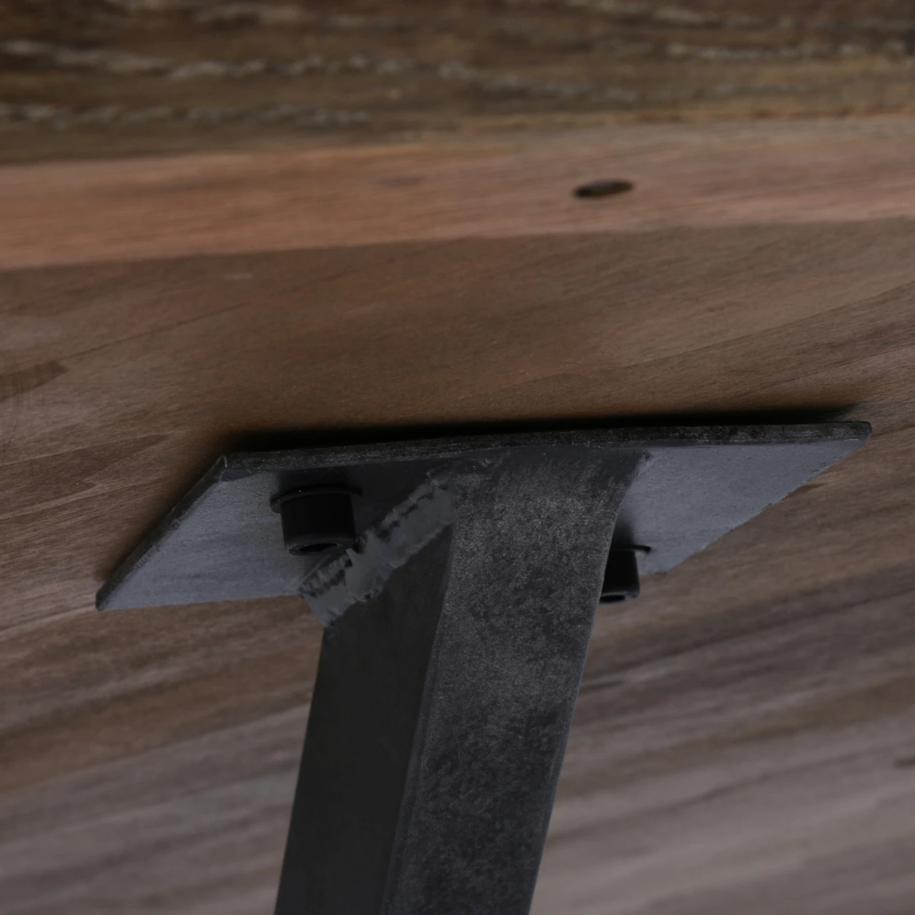 Industrial Spider Leg Brass Clad Round Dining Table 60" 8 Industrial Spider Leg Brass Clad Round Dining Table 60" - Image 6