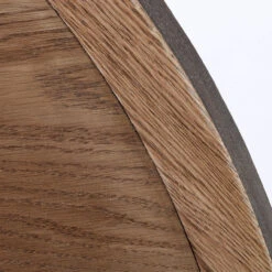 Nathaniel Brass And Oak Round Tray Coffee Table 40" -Famous Furniture Shop CIMP 173 DET 4 47147.1513803944