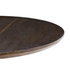 Aero Tulip Brown Oak Round Dining Table 55" -Famous Furniture Shop CIMP 193 DET 3 49369.1546992252