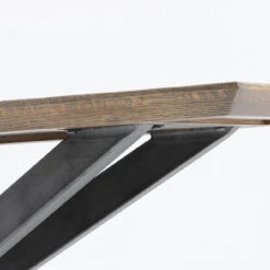 Industrial Spider Leg Brass Clad Top Console Table 65" -Famous Furniture Shop CIMP 205 DET 4 21203.1513894068