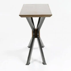 Industrial Spider Leg Brass Clad Top Console Table 65" -Famous Furniture Shop CIMP 205 SID 1 53116.1513894064