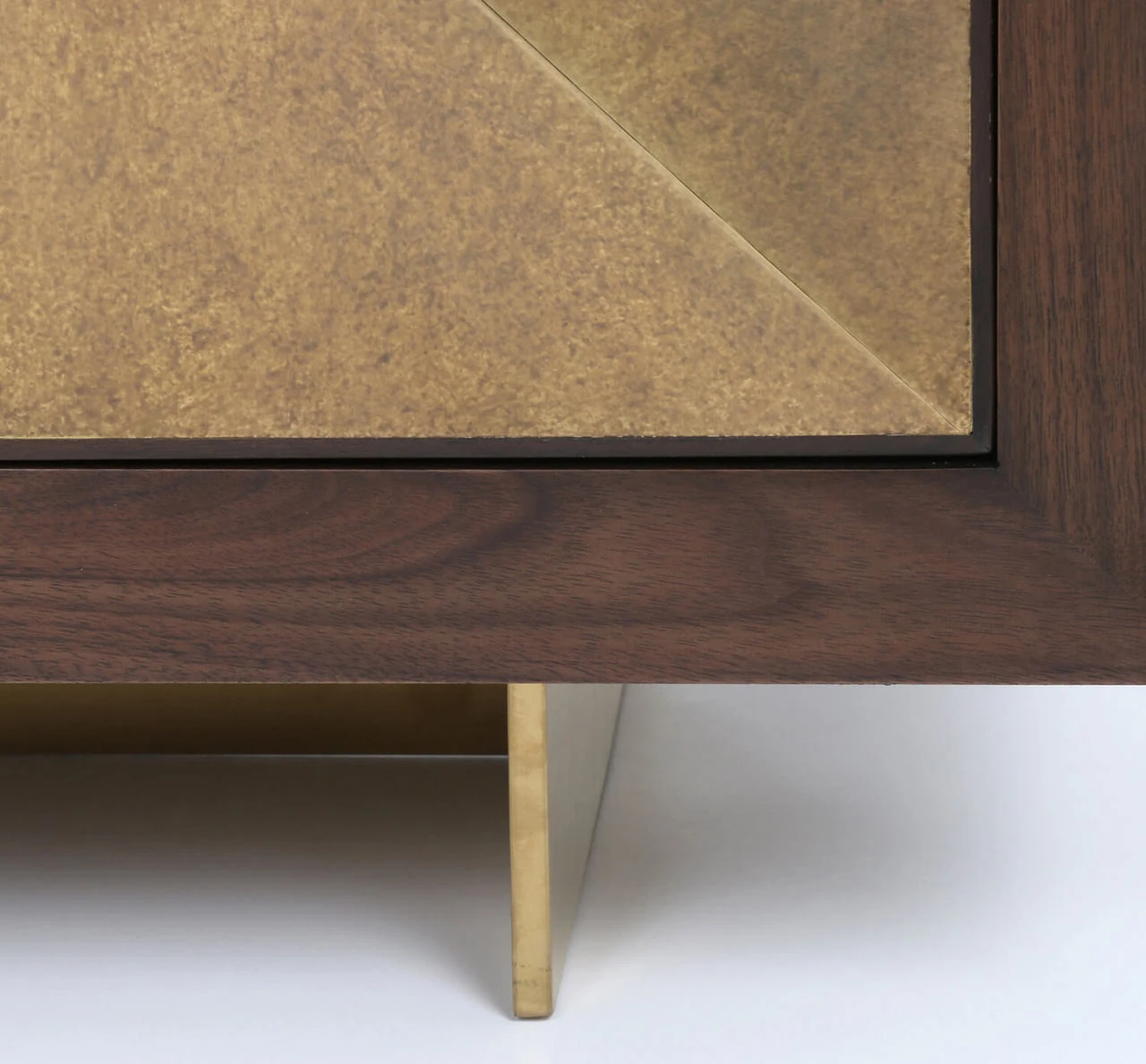 Enzo Brass Covered 4 Door Sideboard 90" 10 Enzo Brass Covered 4 Door Sideboard 90" - Image 8