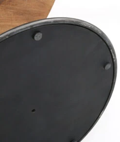 Evans Industrial Oak Wood Tulip Round Bistro Table 42" -Famous Furniture Shop CIMP 219 DET 3 74605.1513638568