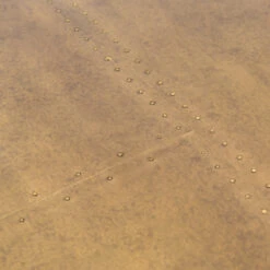 Industrial Spider Leg Brass Clad Top Dining Table 94" -Famous Furniture Shop CIMP 251 DET 6 34985.1547000691