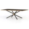 Industrial Spider Leg Brass Clad Top Dining Table 94" 2 Industrial Spider Leg Brass Clad Top Dining Table 94" -Famous Furniture Shop CIMP 251 PRM 2 1 11366.1547000841