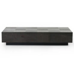 Masera Oak Wood + Bluestone Rectangular Coffee Table 60" -Famous Furniture Shop CIMP 299 BCK 1 97246.1583941124