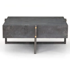 Masera Iron Leg + Bluestone Square Coffee Table 33" 17 Masera Iron Leg + Bluestone Square Coffee Table 33" -Famous Furniture Shop CIMP 301 FRT 1 73120.1583946213