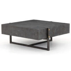 Masera Iron Leg + Bluestone Square Coffee Table 33" 13 Masera Iron Leg + Bluestone Square Coffee Table 33" -Famous Furniture Shop CIMP 301 PRM 2 1 88373.1583946210