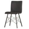 Diaw Black Leather Iron Dining Side Chair -Famous Furniture Shop CIRD 129E1 242 PRM 1 39044.1516744899