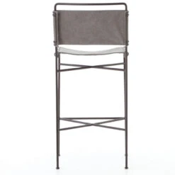 Oxford Industrial Loft Steel Grey Canvas Bar Stool -Famous Furniture Shop CIRD 154 BCK 1 20101.1617147242