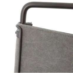Oxford Industrial Loft Steel Grey Canvas Bar Stool -Famous Furniture Shop CIRD 154 DET 1 53360.1617147242