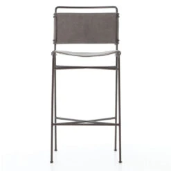 Oxford Industrial Loft Steel Grey Canvas Bar Stool -Famous Furniture Shop CIRD 154 FRT 1 24570.1617147242