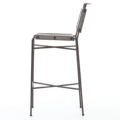 Oxford Industrial Loft Steel Grey Canvas Bar Stool -Famous Furniture Shop CIRD 154 SID 1 40792.1617147242