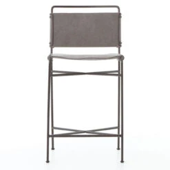 Oxford Industrial Loft Steel Grey Canvas Counter Stool -Famous Furniture Shop CIRD 155 FRT 1 68941.1617147288