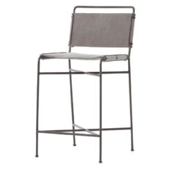 Oxford Industrial Loft Steel Grey Canvas Counter Stool -Famous Furniture Shop CIRD 155 PRM 1 42973.1617147288