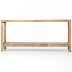 Lamar Parquet Drifted Oak Wood Console Table 70" -Famous Furniture Shop CIRD 192 FRT 1 03607.1501697201