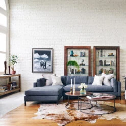 Lamar Parquet Drifted Oak Wood Console Table 70" -Famous Furniture Shop CIRD 192 ROM 2 51421.1501697201