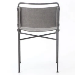 Oxford Industrial Loft Steel Grey Canvas Dining Chair -Famous Furniture Shop CIRD 201 BCK 1 57120.1617146994