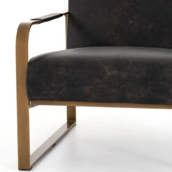 Jules Rialto Ebony Leather Chair -Famous Furniture Shop CIRD 26042 482 DET 7 94614.1671825811