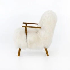 Ash Cream Mongolian Fur Accent Chair -Famous Furniture Shop CIRD 367C5 341 SID 1 87198.1541194798