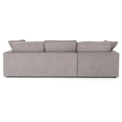 Plume Grey Upholstered Block Arm LAF Large Sectional Sofa 136" -Famous Furniture Shop CKEN 106 002 S2 BCK 1 1 64310.1582597243