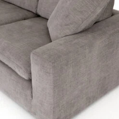 Plume Grey Upholstered Block Arm LAF Large Sectional Sofa 136" -Famous Furniture Shop CKEN 106 002 S2 DET 3 94068.1582597246