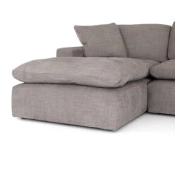 Plume Grey Upholstered Block Arm LAF Large Sectional Sofa 136" -Famous Furniture Shop CKEN 106 002 S2 DET 6 05475.1582597250