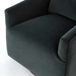York Swivel Modern Velvet Smoke Chair -Famous Furniture Shop CKEN 10847 197 10 64697.1614709085